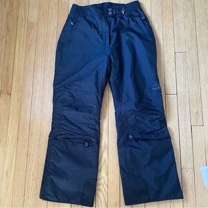 Marker Snow Pants Womens 14P Petite Black Outdoor Winter Lined Ski Snowboard Zip